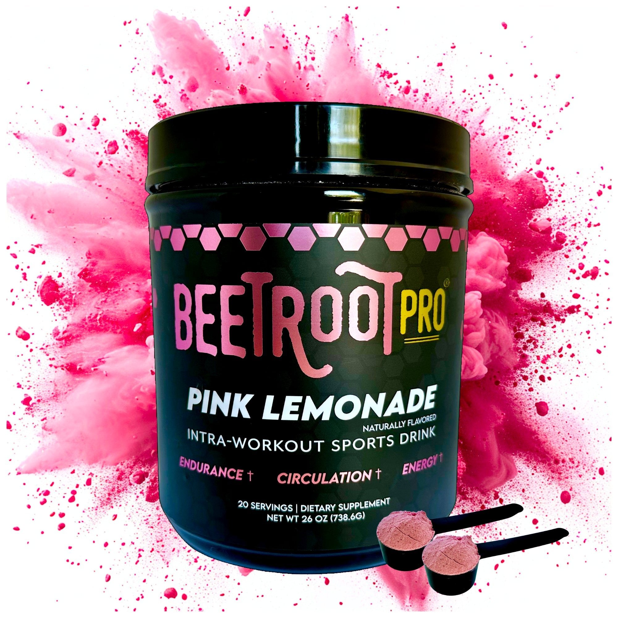 Beetroot Pro® Intra-Workout Pink Lemonade Endurance Fuel