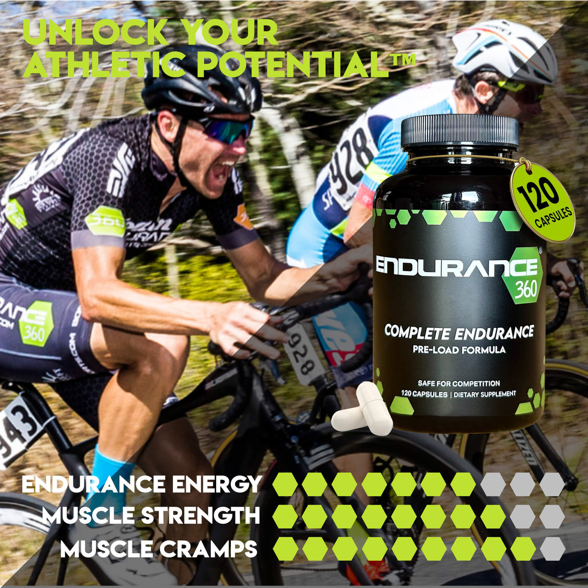 Endurance360® Complete for Muscle Endurance, Recovery and Leg Cramps