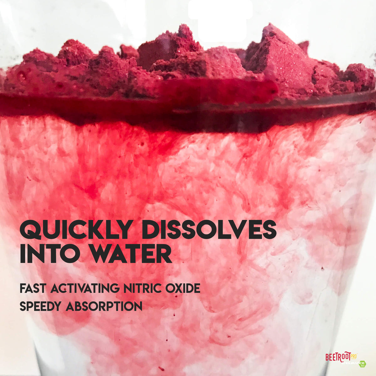 Beetroot Pro® Dark Cherry Beet Powder Extract for Endurance, Nitric Oxide and Blood Flow